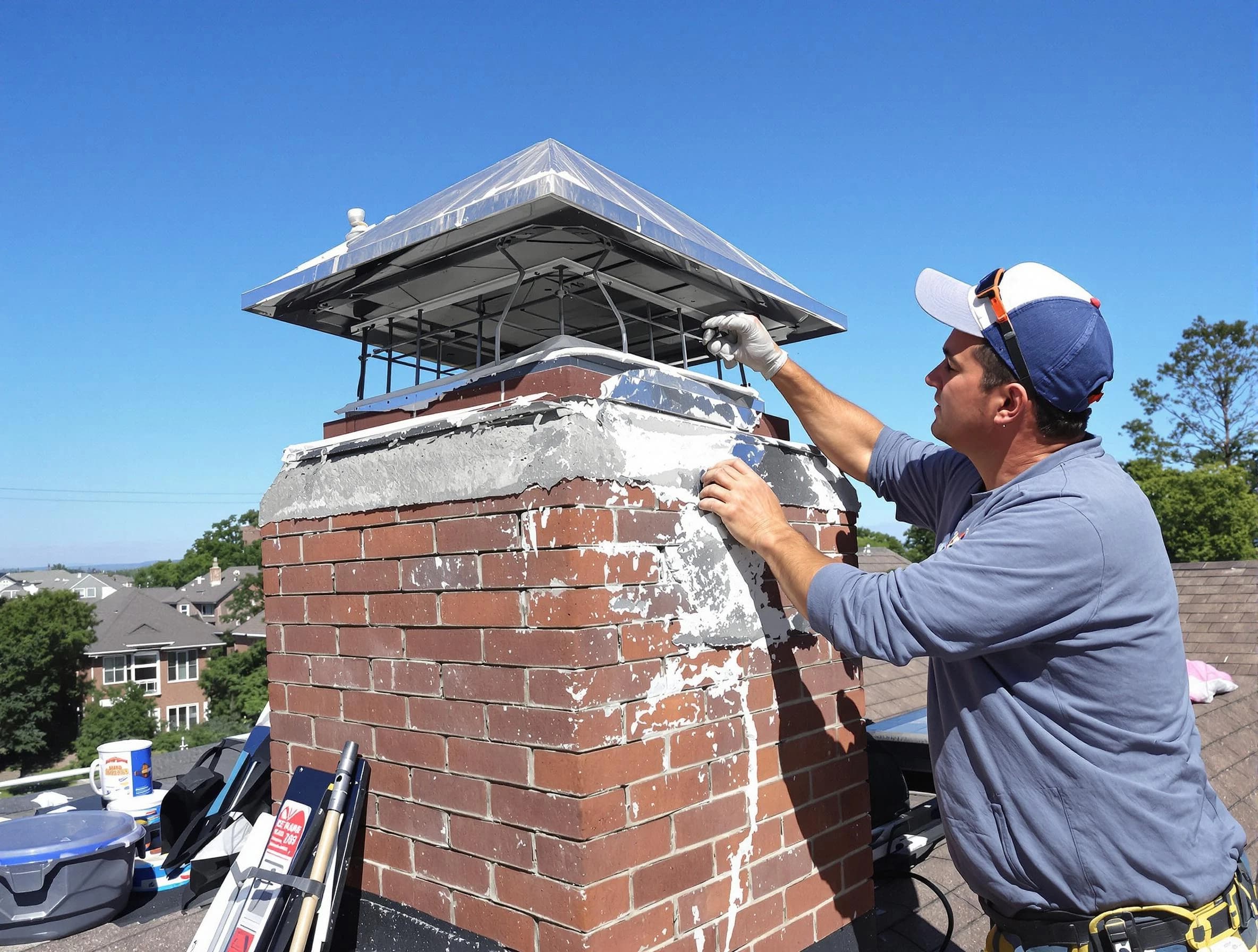 Chimney Crown Services service in Sugar Hill, GA